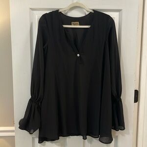 long sleeve mumu dress